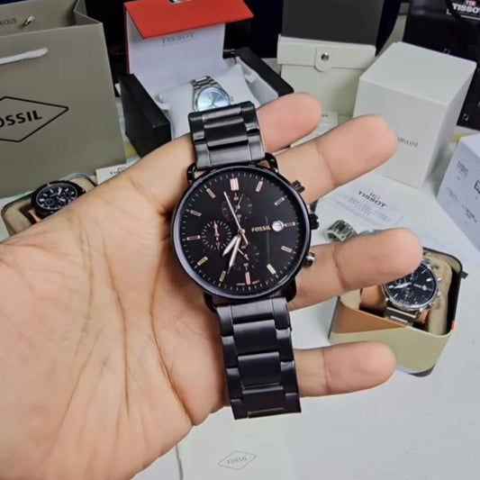 Fossil Black Metal Watch A