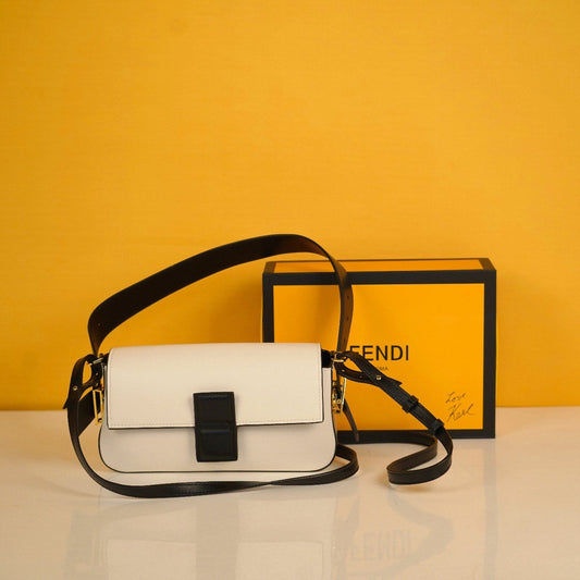 Shoulder Luxury Bag with Strap (White)