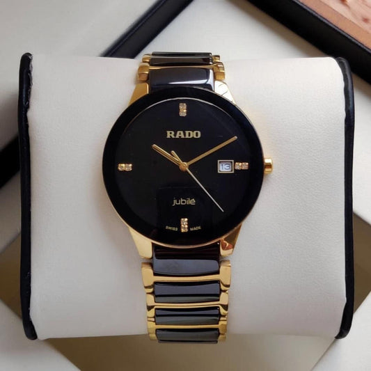 Rado Jubile Stainless Steel Gold Black