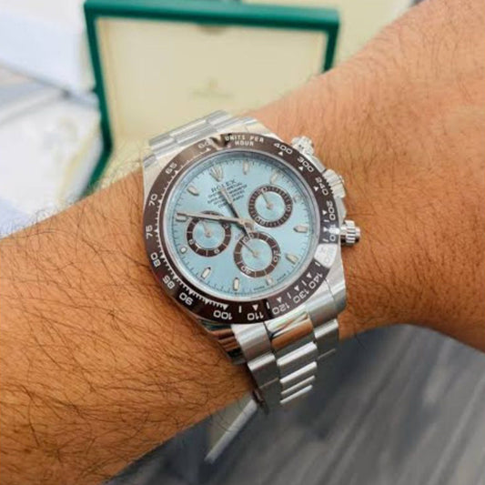 Rolex Daytona Platinum Ice Metal Virat Kholi Watch