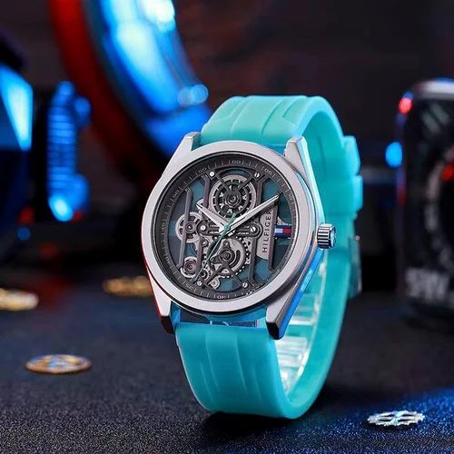 Tommy Hilfiger Sky blue Silicon watch