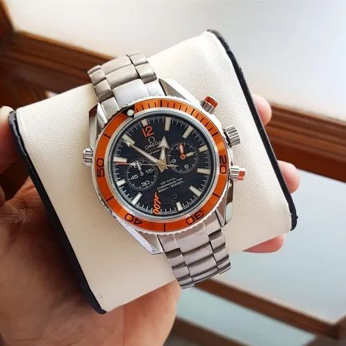 Omega Seamaster Stainless Steel Orange watch